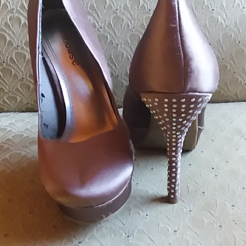 Sexy dollhouse platform chrystal heel